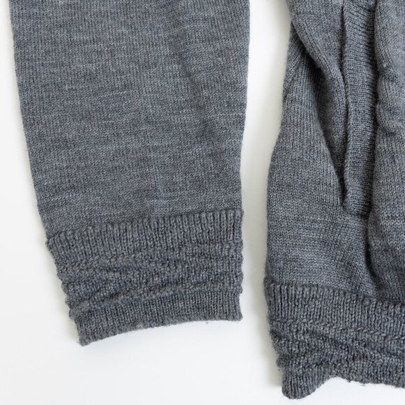 Outclass Shawl Collar Cardigan Gray Wool Blend Pockets Large - Picture 8 of 13